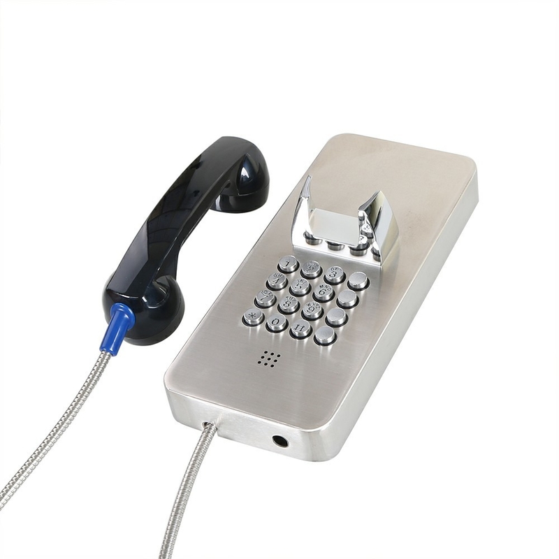 ​​​​​​​​​​​​​​GSM Metallic Vandal Resistant Telephone Public Tactile Keypad IP65 SS