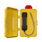 Yellow Industrial Analog Telephone / Weatherproof Analog Phone With Warning Lamp
