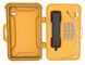 Anti Vandal Yellow Industrial Weatherproof Telephone With Post And Key Lock