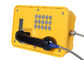 Standard Keypad Outdoor Industrial Telephone, IP67 VOIP/SIP Telephone With LED Display