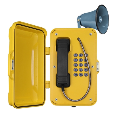 Out Door SOS Industrial Weatherproof Telephone With Full Keypad In OEM