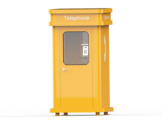 Good price 40dB Vandal Proof Acoustic Phone Booth Public Telephone Booth Anti Noise online