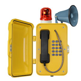 Waterproof Industrial VoIP Phone , Reliable Vandal Proof Heavy Duty Telephone