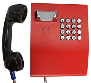Robust Vandal Resistant Telephone , Emergency Voip Phone For Bank / ATM Service