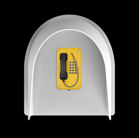 Good price Durable Rustproof Wall Mounted Telephone Booth For Airport / Chemical Plants online