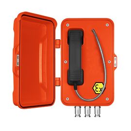 Auto Dial Analog Explosion Proof Telephone With Aluminium Alloy Material Case
