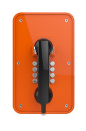 Vandal Resistant Industrial Analog Telephone / Analog Wall Phone With Metal Keypad