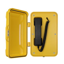 Phone Line Powered Wall Mount Analog Phone For Heavy Duty Industry / Hotels