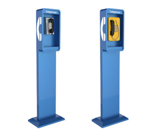 Good price IP65 Weatherproof Roadside Emergency Phone , Metal VoIP Telephone Pillar online