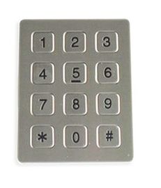 Good price Ageing Resistance 7 Pin Vandal Proof Keypad For Weatherproof Telephone online