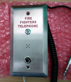 Weatherproof Industrial Analog Telephone , Fire Fighting Telephone System 