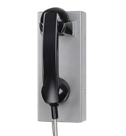 Good price Silver / Red Analog Ring Down Phone Vandal Resistant Courtesy Hotline Telephones online