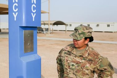 Good price Safety Impact Resistant Emergency Telephone Tower  for Military Base / Campus online