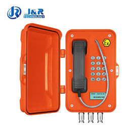 Analog IP VoIP Explosion Proof Telephone Full Keypad For Harsh Environment