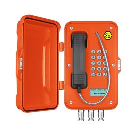 Weatherproof Analog Anti Explosion Telephone With LCD Display For Hazardous Areas