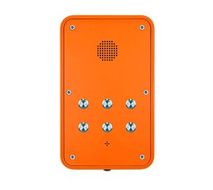 Impact Resistant Hands Free Industrial VoIP Phone with Speed Dial Buttons