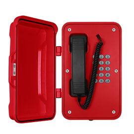 Moisture Resistant Industrial Weatherproof Telephone with Rugged Handset