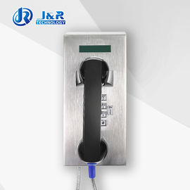 Vandal Resistant SIP Prison Phone , Steel Jail Phone with LCD Display