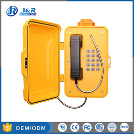 Railway Industrial Weatherproof Telephone Aluminium Weatherproof Case With Alarm Light