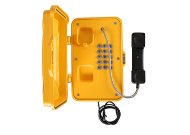 SIP IP67 Industrial Waterproof Emergency Phone Pillar Mounting Simple Installation For Tunnel