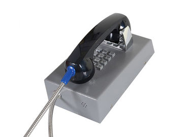 Grey Corrosion Resistance Vandal Proof Telephone With ABS Material Handset