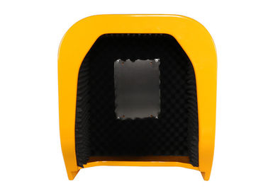 Good price Wall Mounting Acoustic Phone Booth Telephone Hood Fiberglass Reinforced Polyester Material online