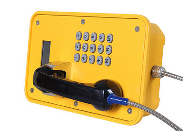 Hospital Emergency SIP Industrial Weatherproof Telephone SOS With LCD Display