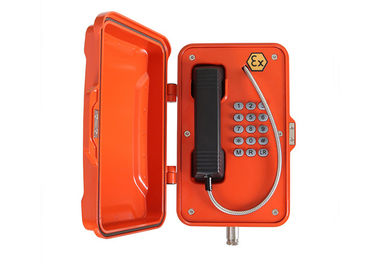 Weatherproof Explosion Proof Telephone Power Plant Type JREX101 Wall / Pillar Mounting