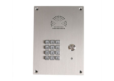 Stainless Steel Elevator Intercom Phones , Handsfree Hotline Emergency Phone IP55-IP65