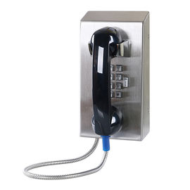 Stainless Steel Vandal Resistant Handset Telephone IP55-IP65 With Full Keypad
