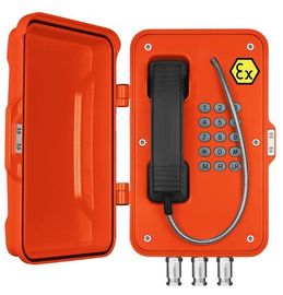 Die Cast Aluminium Explosion Proof VoIP Phone IP66-IP67 For Voice Communication