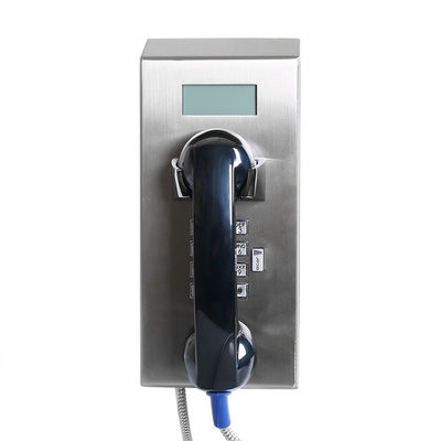 1.5W Full duplex IP65 20mA Vandal Proof LCD Telephones