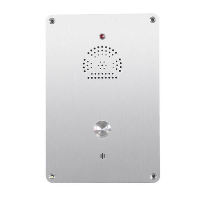 SUS304 IP55 Waterproof Emergency Intercom RoHS With Faceplate