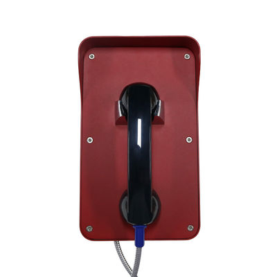 65VDC SIP2.0 Auto Dial Emergency Phone ISO9001 With Vandal Proof Handset