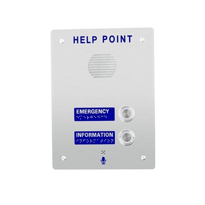 Good price IP55 Hands Free Emergency Phone GSM 3G 4G SIP Analogue With Braille online