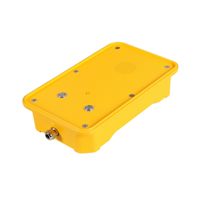 Aluminum Alloy Industrial Weatherproof Telephone IP67 PoE SIP VoIP Wall Pillar