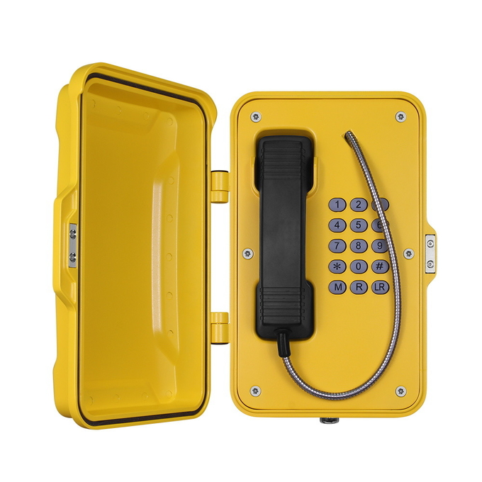 VOIP / SIP Outdoor Emergency Telephone , Vandal Proof Telephone IP67